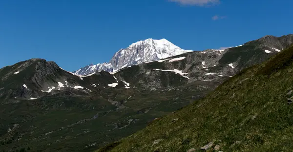 Vista Montaña Val Aosta Italia — Foto de Stock