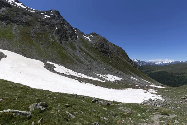 Pohled Hory Val Aosta Itálie — Stock fotografie