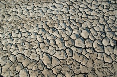 Dry and cracked ground clipart