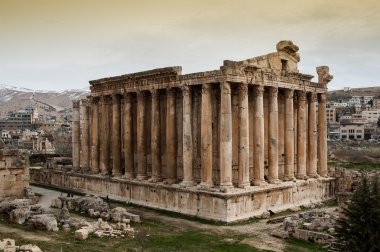 Roman Temple in Lebanon clipart