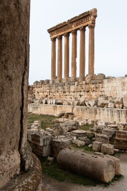 Roman Temple in lebanon clipart