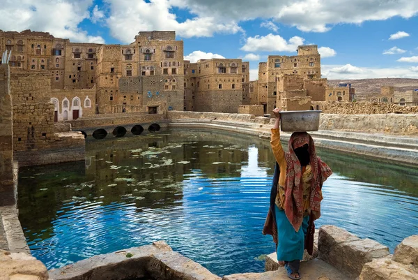 Mujer en Yemen — Foto de Stock