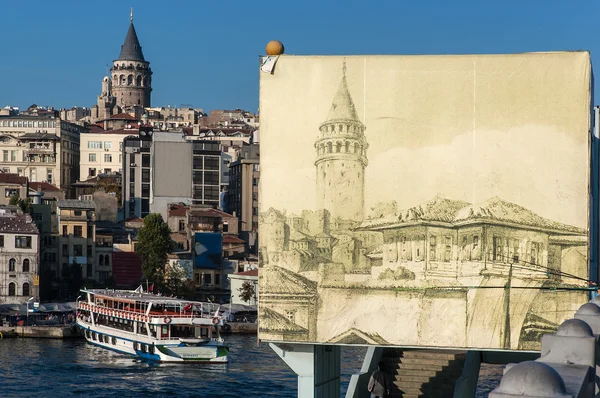 Galata-Turm in Istanbul — Stockfoto