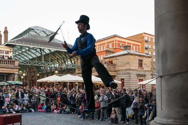 Juggler di Covent Garden — Stok Foto