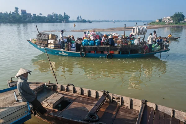 The harbor of Hoi An, Vietnam — Stock Photo, Image