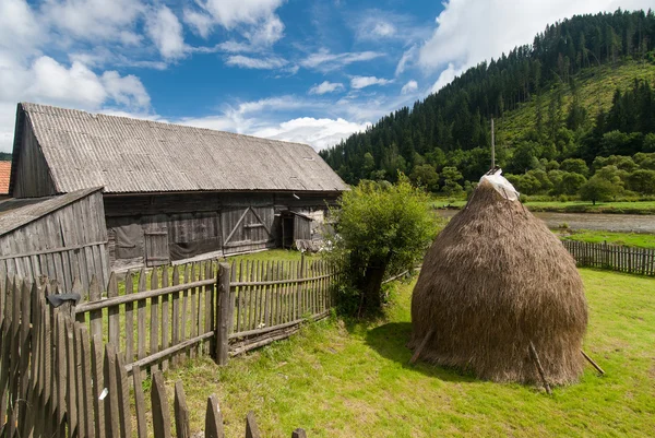 Boerderij in Roemenië — Stok fotoğraf