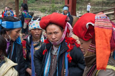 The ethnic minorities of Vietnam clipart