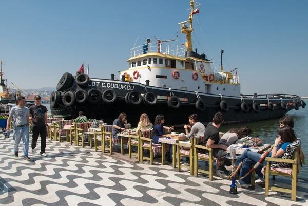 Hafen von Izmir, Türkei — Stockfoto