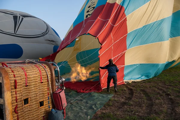Ballon in Kappadokien, Türkei lizenzfreie Stockbilder