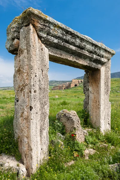 Ворота в Памуккале Туреччина — стокове фото