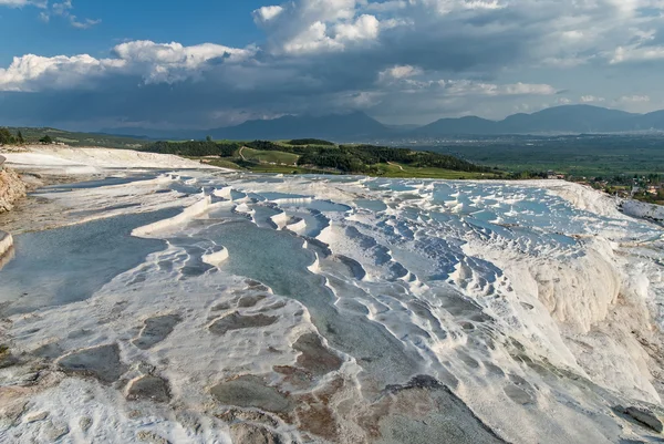 Краєвид в Памуккале Туреччина — стокове фото