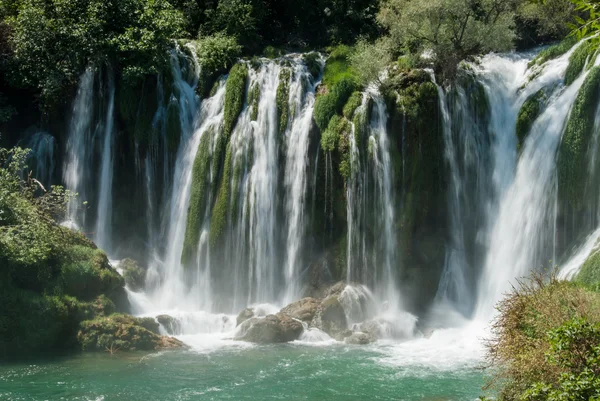 Bosna ve Hersek'te şelaleler — Stok fotoğraf