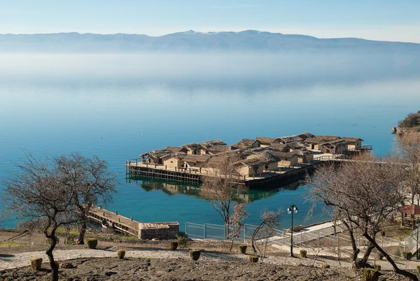 Озеро Федрид, Республика Македония (БЮРМ) ) — стоковое фото