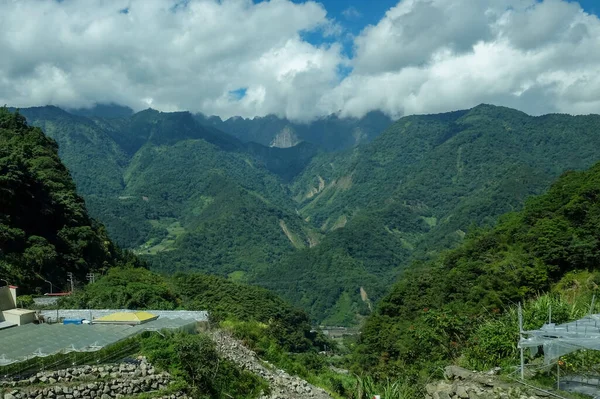 Chmury Górze Alishan Parku Narodowym Tajwanie — Zdjęcie stockowe