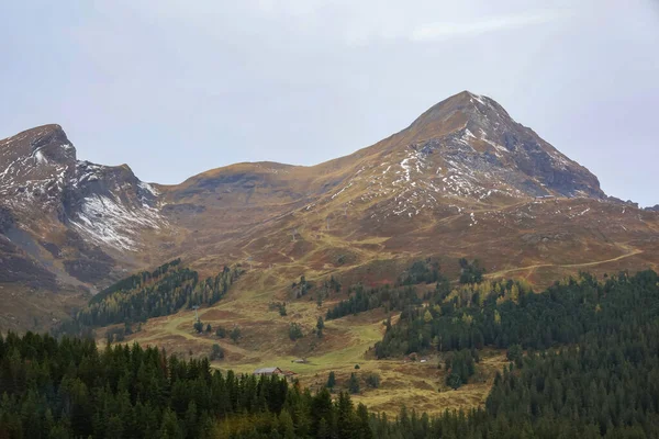 Blick Auf Die Herbstsaison Natur Und Umwelt Bei Swiss — Stockfoto