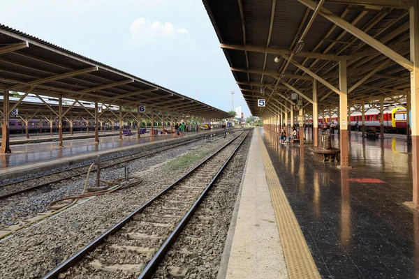 Bangkok Thailandia Novembre 2021 Stazione Hua Lamphong Vecchia Ferrovia Del — Foto Stock