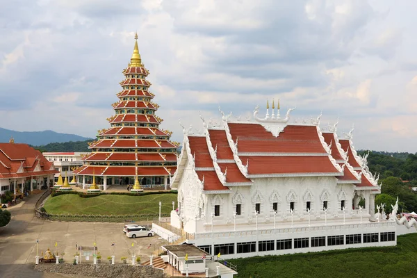 Chiang Rai Tailandia Julio 2020 Wat Huay Pla Kang Templo —  Fotos de Stock