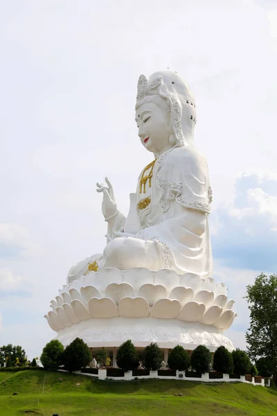 Chiang Rai Thajsko Července 2020 Wat Huay Pla Kang Slavný — Stock fotografie