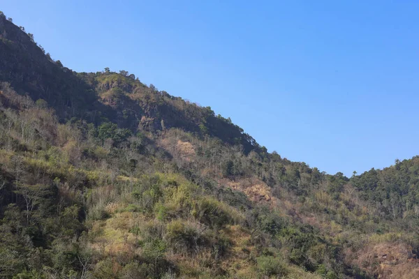 Veduta Della Montagna Paesaggio Foresta Khao Kho Thailandia — Foto Stock