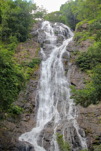 Sarika Waterfall Beutiful Vartegn Thailand - Stock-foto