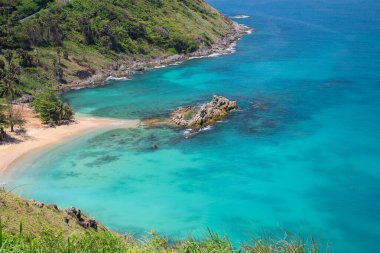 Tayland manzaralı tropikal deniz manzarası.