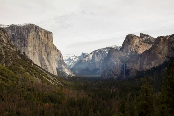 Blick Auf Mountain Landmark Aussichtspunkt Yosemite National Park Den Usa — Stockfoto