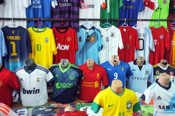 Fotbalové dresy — Stock fotografie