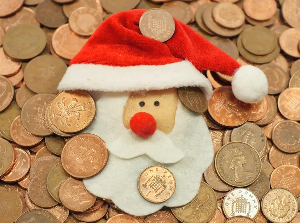 Рождественские деньги — стоковое фото