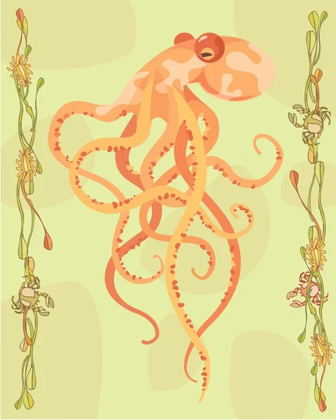 Octopus illustratieve — Stockfoto