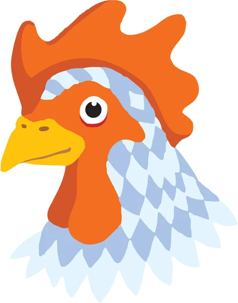 Chicken head — Stock Photo, Image