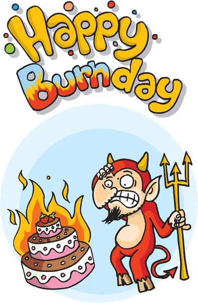 Happy burnday — Zdjęcie stockowe