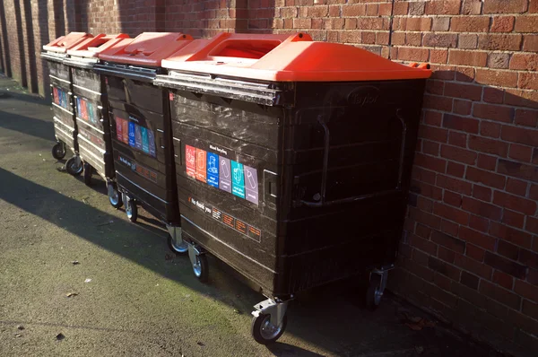 Recycling bins — Stock Photo, Image