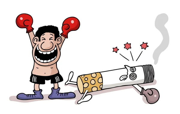 Sigara adamı nakavt