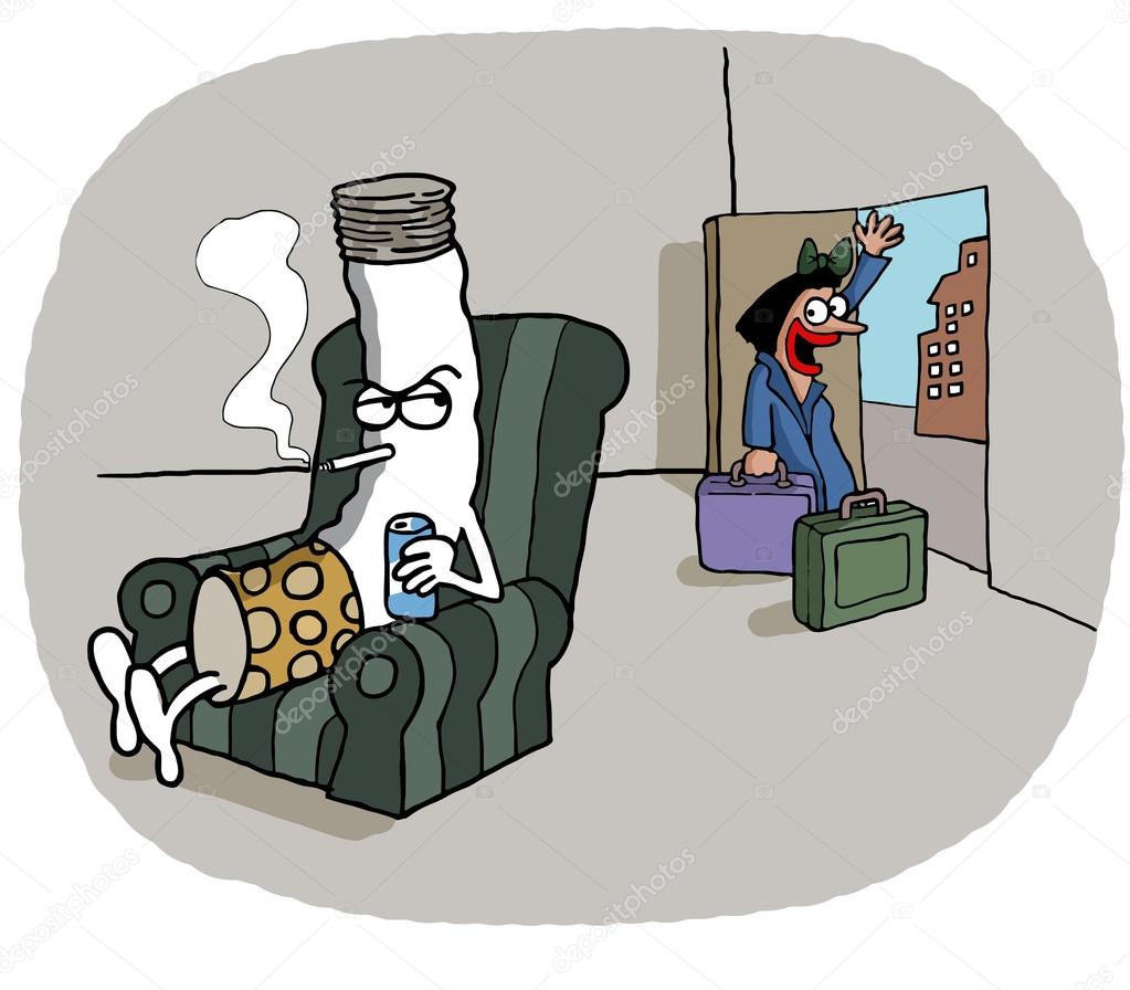vrouw verlaat man vrouw verlaat man