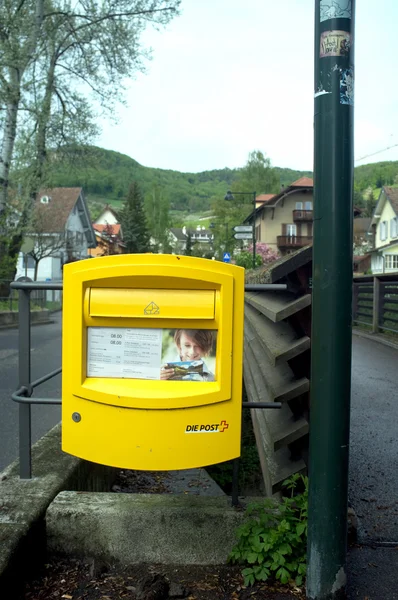 Communal outdoor postbox — Stock Photo, Image