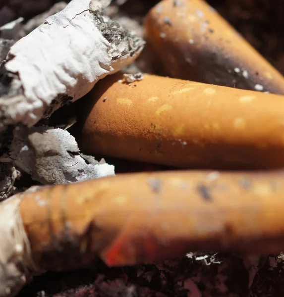 Gros plan sur les cendres de cigarette — Photo