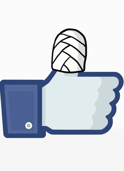 Sicurezza di Facebook — Foto Stock