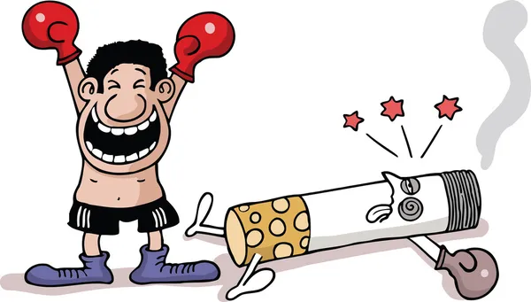 Sigara adamı nakavt