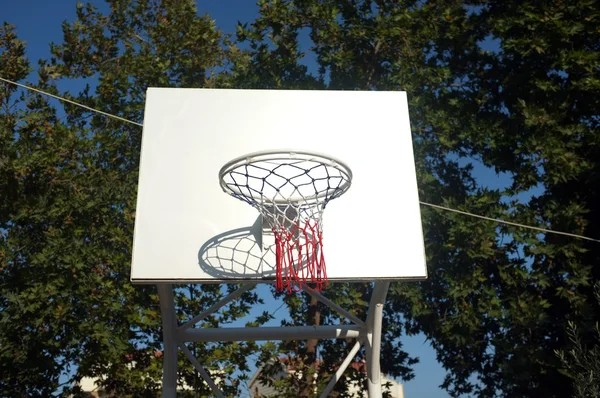 Outdoor basketball board — Stock Photo, Image