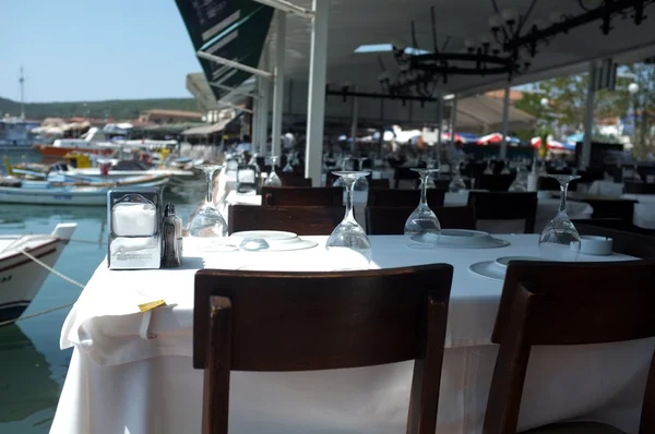 Restaurant am Meer — Stockfoto