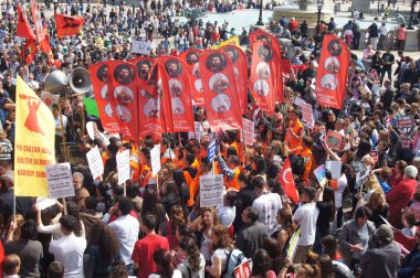 Londra'da Protestocular