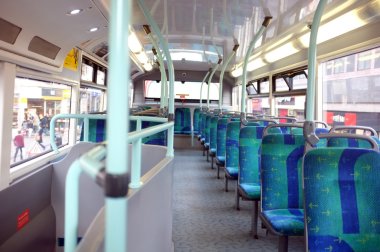 Bir Londra otobüs koltukları