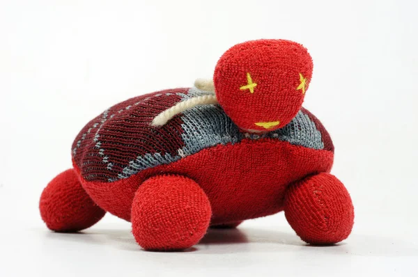 Brinquedo têxtil artesanal — Fotografia de Stock