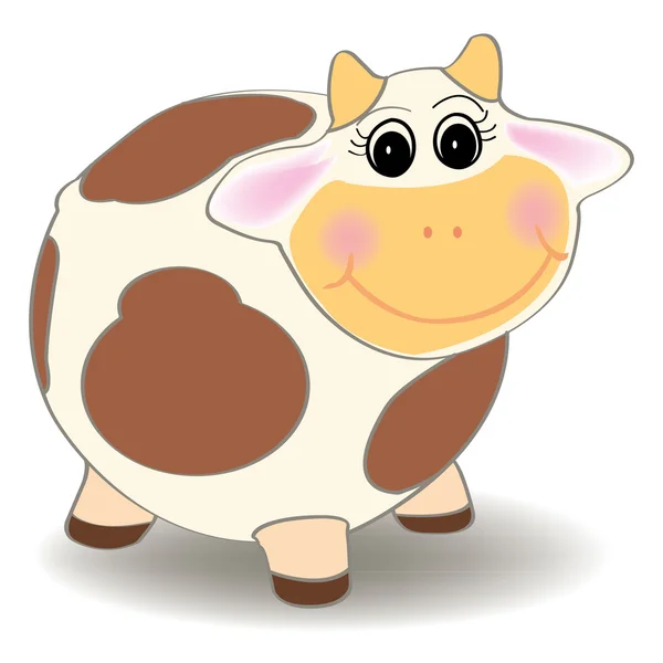 Vecteur de dessin animé de vache — Image vectorielle