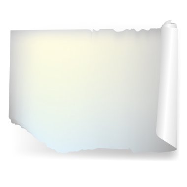 Yapışkan yırtık kağıt vektör