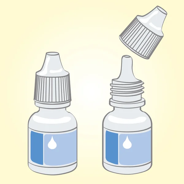 Eye drops vector — Stock Vector