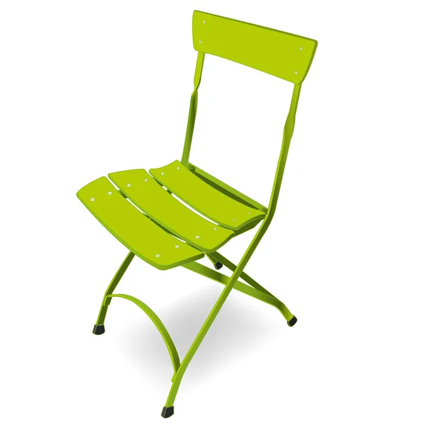 Folding chair vector — Stock Vector