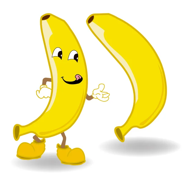 Вектор банановой карикатуры — стоковый вектор