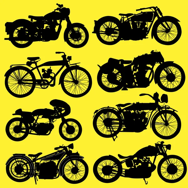 Vintage motosiklet motosiklet vektör