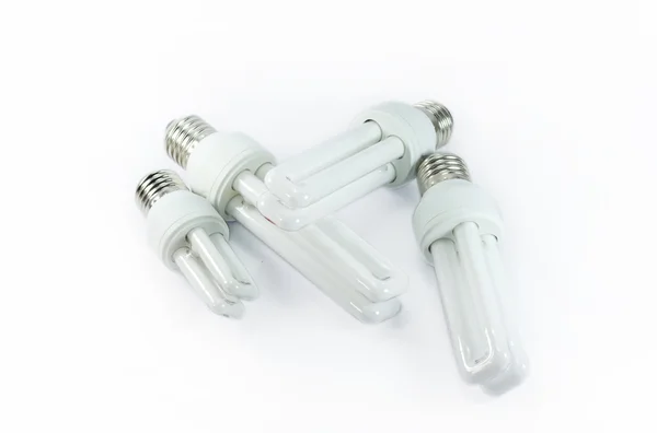 Kompaktowe lampy fluorescencyjne — Zdjęcie stockowe